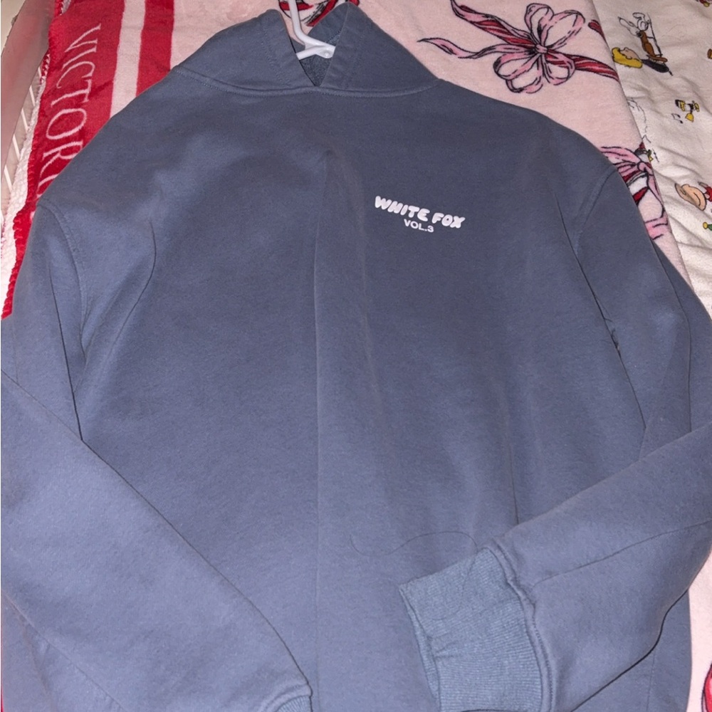 White Fox Boutique Blue Hoodie